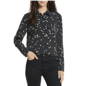 Equipment Starry Night Silk Shirt (M) (FREE SHIPPING)
